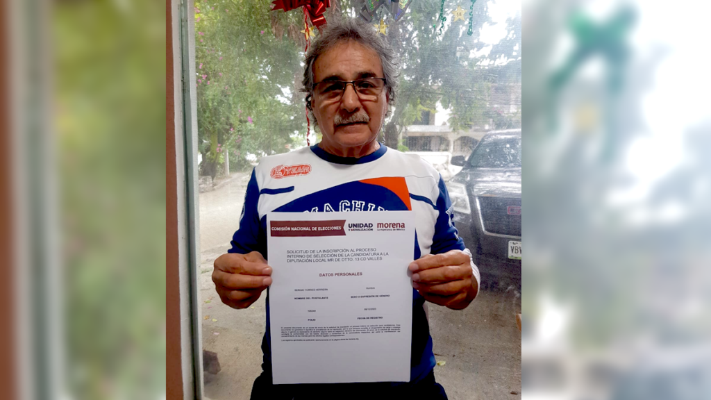 Sergio Torres Herrera buscará ser diputado local en San Luis Potosí por Morena