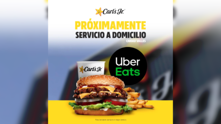 ¡Uber Eats llegó a Ciudad Valles!; Carl’s Jr anunció su inclusión en la plataforma
