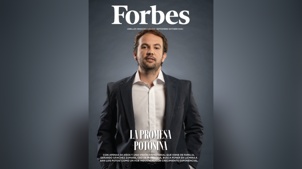 Revista Forbes México reconoció a Gerardo Sánchez Zumaya como "la promesa potosina"