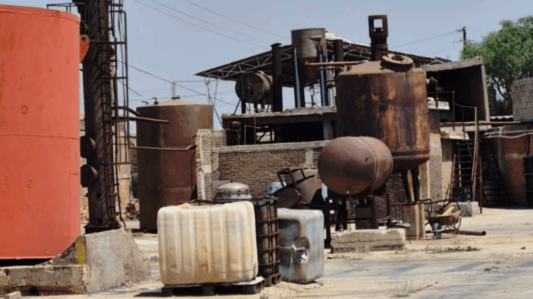 Desmantelan narcolaboratorio de metanfetaminas en San Luis Potosí