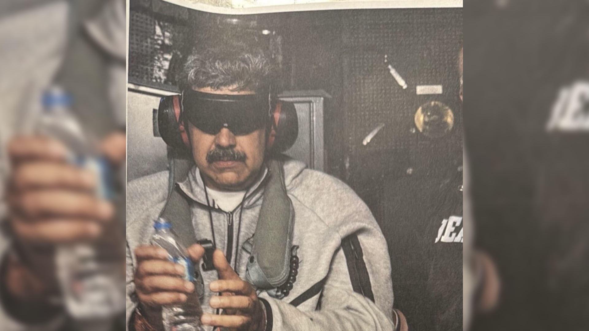 Donald Trump difundió primera foto de Nicolás Maduro detenido tras intervención en Venezuela