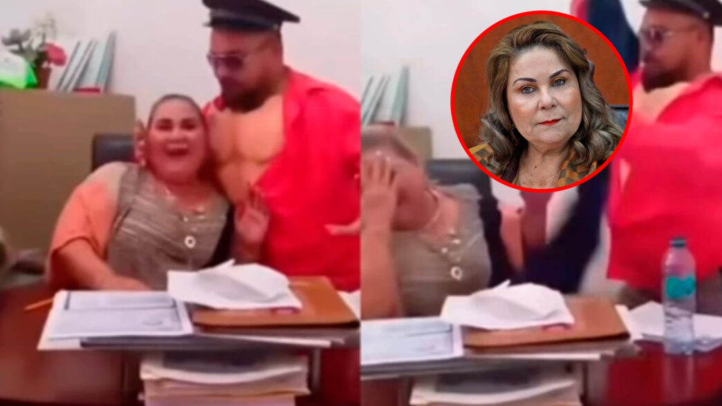 Regidora de Rioverde celebró su cumpleaños con stripper en oficinas de gobierno