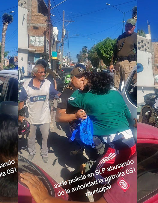 Denuncian abuso de autoridad de policías de Soledad de Graciano Sánchez