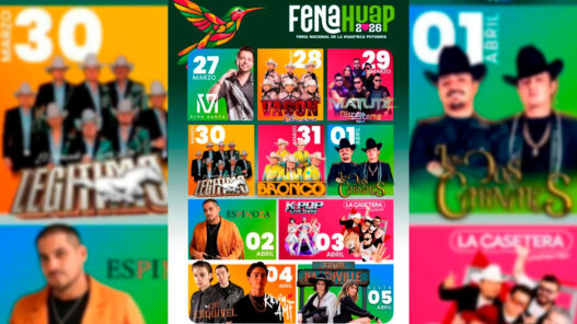 Fenahuap 2026: artistas, fechas y cartelera completa en Ciudad Valles