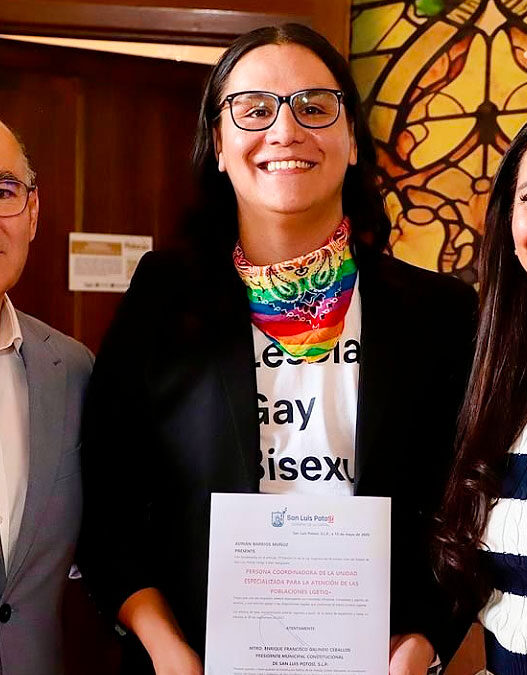 Adrián Barrios Muñoz asumió la Unidad Municipal de Atención LGBTIQ+ en San Luis Potosí